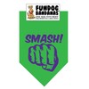 Hulk Smash Dog Bandana (One Size Fits Most for Medium