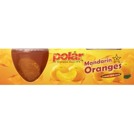 MW Polar Snack Cup, Mandarin Orange in Orange Flavor Gel, 4 Ounce (Pack of 12)