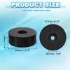 PATIKIL 3.15" OD x 1.06"/0.47" ID x 1.18" Thick Anti-Vibration