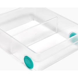Joseph Joseph FridgeStore XL Fridge Organiser with Handle & Wheels, Easy Access