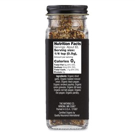 Watkins Salt-Free Organic Steak Seasoning, 2.6 oz, 1-Pack