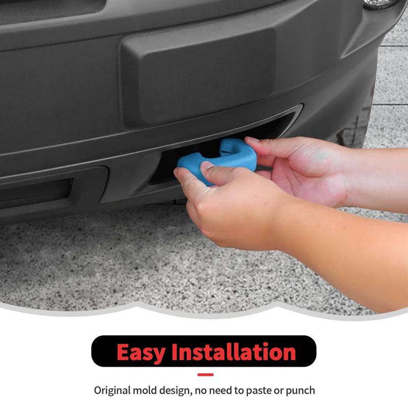 RT-TCZ Tow Hook Covers - Bumper Tow Hook Rubber Protector