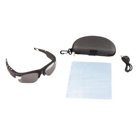 Camera Glasses 1080P 30FPS HD Recording Large Storage Lasting Battery Life Antiscratch Comfortable Cycling Sunglasses