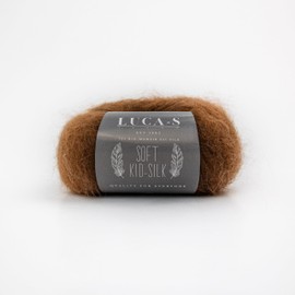 Soft Kid Mohair and Silk Yarn for Knitting, 75% Mohair 25% Silk Knitting & Crochet Lace Yarn, 25g 210m Fluffly Soft Yarn