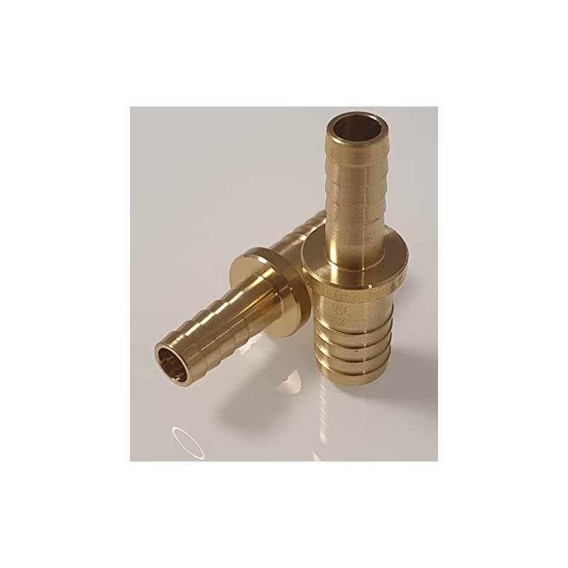 Set of 2 Brass Hose Connectors: Versatile Hose Connector and