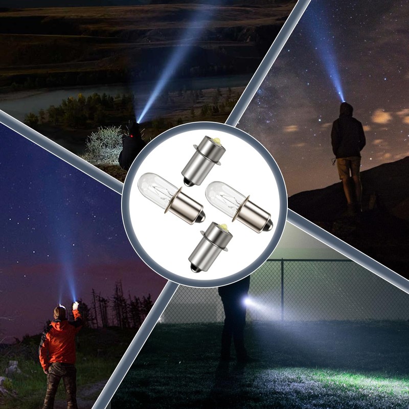 Podoy 18V Flashlight Bulb 780287001 with Led Upgrade Bulb for