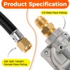 ETERMETA Natural Gas Conversion Kit Regulator Compatible with Kitchen Aid