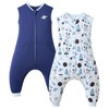 WONDAY 2 Pack Toddler Sleep Sack with Legs, Sleep Sack