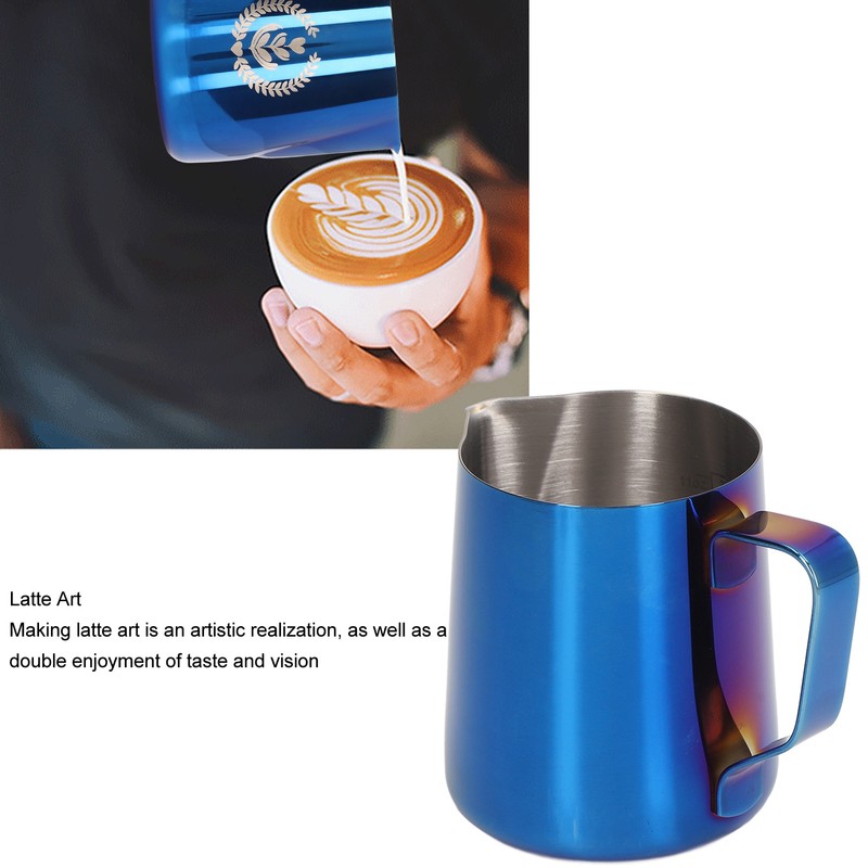 350ml Coffee Milk Frothing Pitcher Cup Thickened 304 Stainless Steel