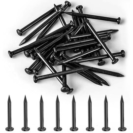 Pack of 270 Steel Nails, Concrete Nails for Concrete Walls, Steel Nails for Picture Frames, 30 mm Picture Nails for Concrete Walls, Concrete Nails, Wall Nail, Woodwork, Br