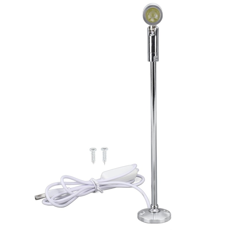 TOPINCN Jewelry Display Spotlight Stand Cabinet LED Spotlight Aluminium Small