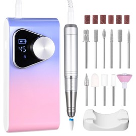 YSC Electric Nail Drill for Acrylic and Gel Nails, Cordless Electric File