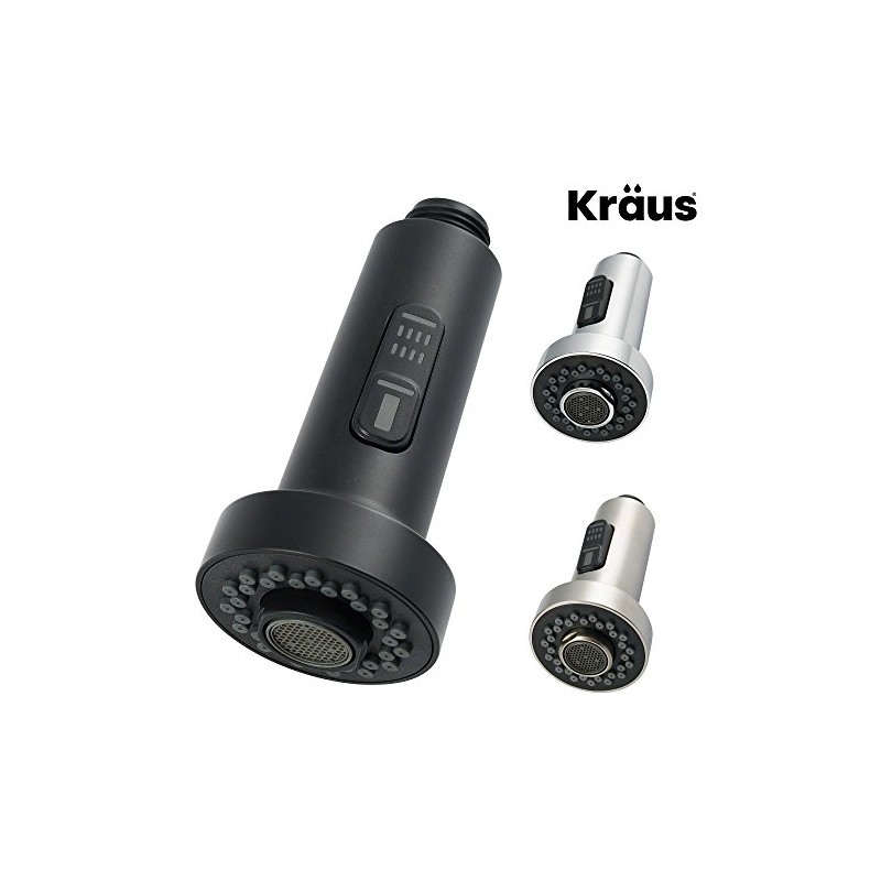 Kraus Dual Function Kitchen Faucet Sprayer in Matte Black