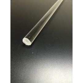 Duco Plastics and Supply Clear Acrylic Rods 1/4" x 18" (4 Pack) Plexiglass Lucite (0.25" dia.)
