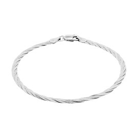 Amor Women's Bracelet 925 Sterling Silver Rhodium-Plated 19 cm – 2016486