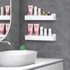 PMMASTO Adhesive Acrylic Spice Rack Organizer for Wall with Nano