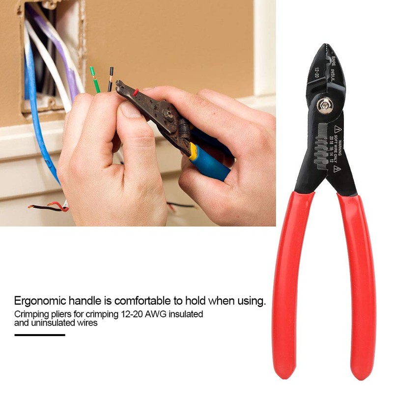 Crimping Pliers, Wire Crimper Set Wire Crimper Tool Wire Stripper,