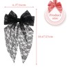 QIUTIMIY 2PCS Large Hair Bow Clip for Women Girls, Hair