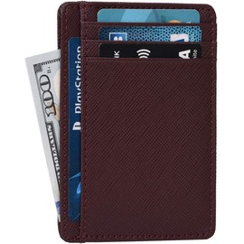 Oak Leathers Leather wallet For Him And Her | Tan | Compact Wallet | Minimalistic | RFID Protected | Multiple Card Slots | 1 ID Slot