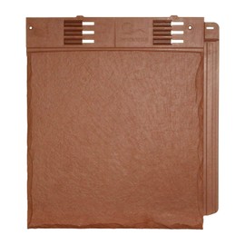 Terracotta Enviro Tile Slate Roof Lightweight Synthetic Plastic Roofing Conservatory Porch Garage Shed Shingle