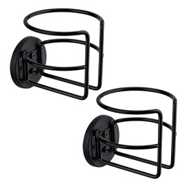 Magnetic Cup Holder with 2 Screws Mount, Car Cup Holder, Fully Covered Anti Drop Drink Holder, Heavy Duty Portable Bottle Holder for Tractor Truck School Bus Refrigerator Treadmill (2PCS)