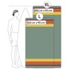 Fit-Flip XXL Beach Towel, Microfibre Bath Towel, Beach Towels, Lightweight