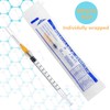 50 Pack 1ml 25Ga - 5/8 Inch Luer Lock Sample