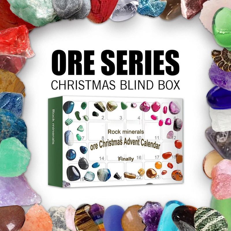 Christmas Ore Gift Box Countdown Calendar Multi Colors Fashion Surprise