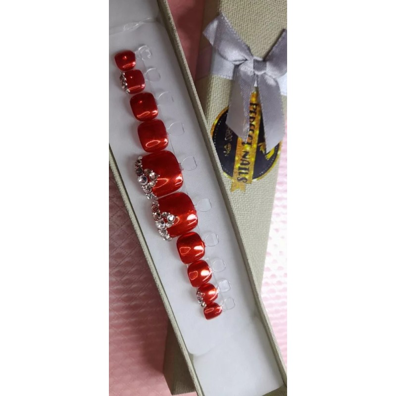 Perfect Nails Press On Press On Para Pies Calidad Premium