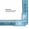 Scotchlok Butt Connector Heatshrink, 25/Bottle, MH14BCX, Built-in Wire Stop for