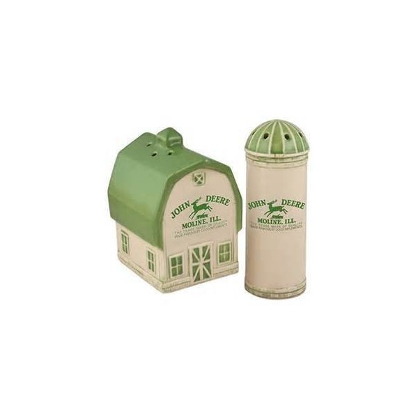 Years Logo with Barn and livestock Feed Store The Salt and Pepper Set.
