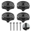 CZMZHFC 4 Pack RV Window and Vent Knob,Plastic Replacement Knob