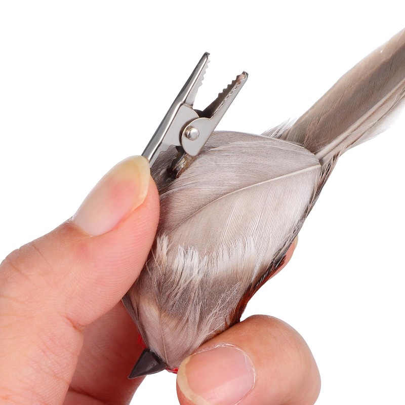 4Pcs Artificial Birds Vivid Looking Real Bird Photo Props with