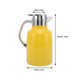 Lybunair Stainless Steel Thermal Coffee Carafe Tea Pot, Insulated Coffee Pot with Lid for Restaurant Hotel