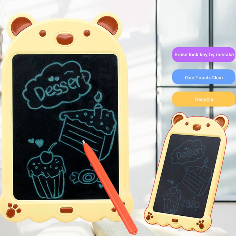 Kids Doodle Board Multipurpose Early Eaducation Erasable LCD Writing Pad
