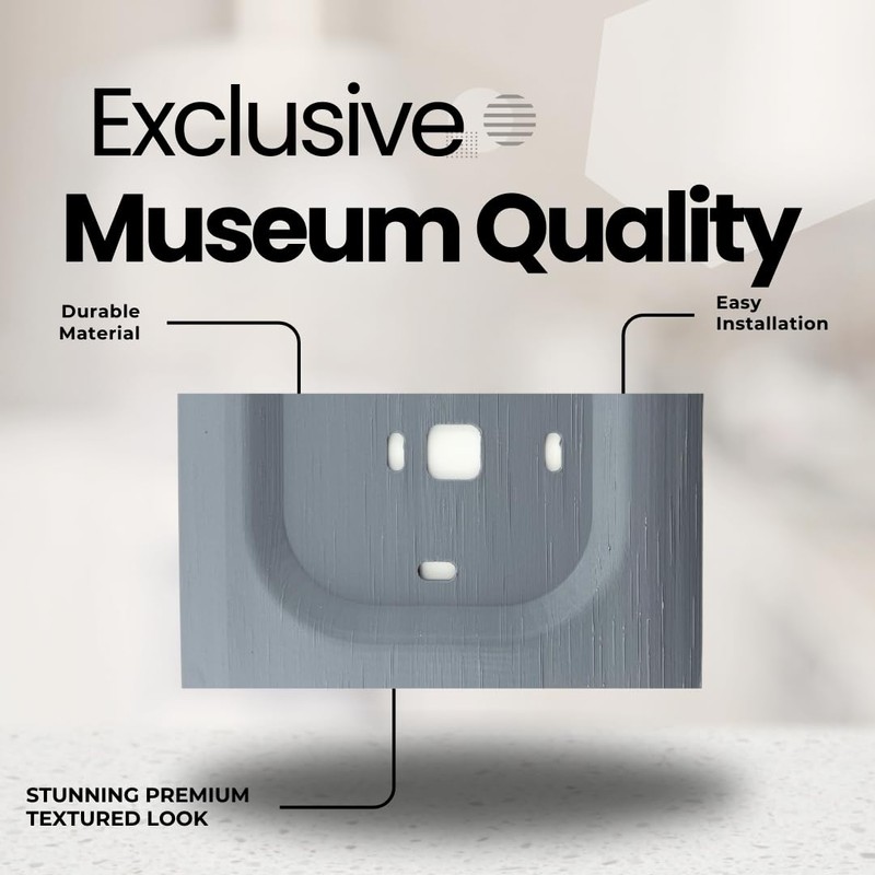 Harbor Gray Square Wall Plate for Ecobee Smart Thermostat Enhanced