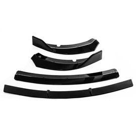 SIPIDEAUT Front Bumper Lip Spoiler Compatible with Dodge Charger SRT 2015-2023 Front Lip Lower Chin Spoiler 4Pcs (Glossy Black Style)