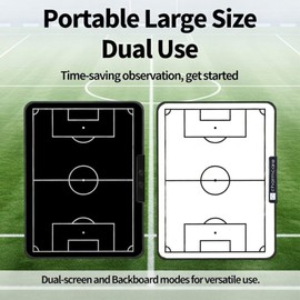 16“Double Side LCD Coaching Board Football Tactics Board