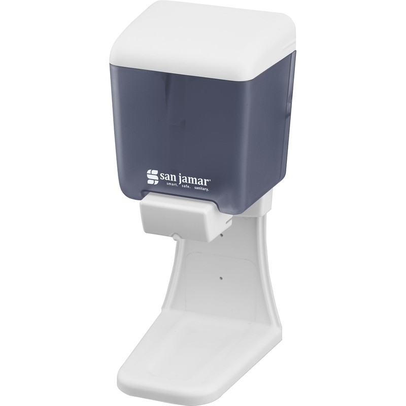 San Jamar Classic Plastic Manual Soap Dispenser, Hand Sanitizer Dispenser