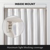 MODE Room Darkening Collection 1” Diameter Blackout Curtain Rod Set