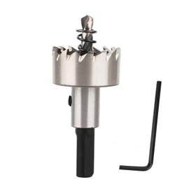 27 mm HSS Drill Hole Saw Cutter, Heavy Duty Tool Set for Iron, Aluminium Alloy, Plastic and Wood, 8 mm Shaft