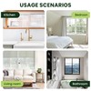 Gadgetzan 1 Pack Window Security Bars Adjustable 11"-18",Portable Short Sliding