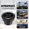 X AUTOHAUX 4Pcs Rotating AC Air Conditioning Outlet Vent Ceiling