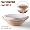 Complete Sourdough Starter Kit with Banneton Proofing Basket & Dough