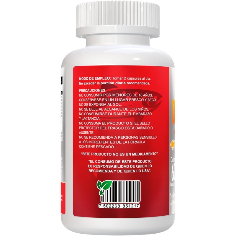 Suplemento Alimenticio NATUR PHARMA OMEGA 3 Aceite de pescado EPA