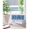 JAJU [JAJU] Large LCD Desk Clock with Temperature and Humidity