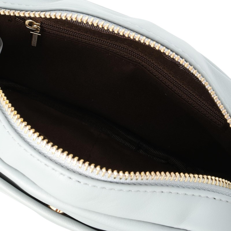 Kuko 2353111304 Shoulder Bag, Sheep Leather Round Mini Shoulder Bag,