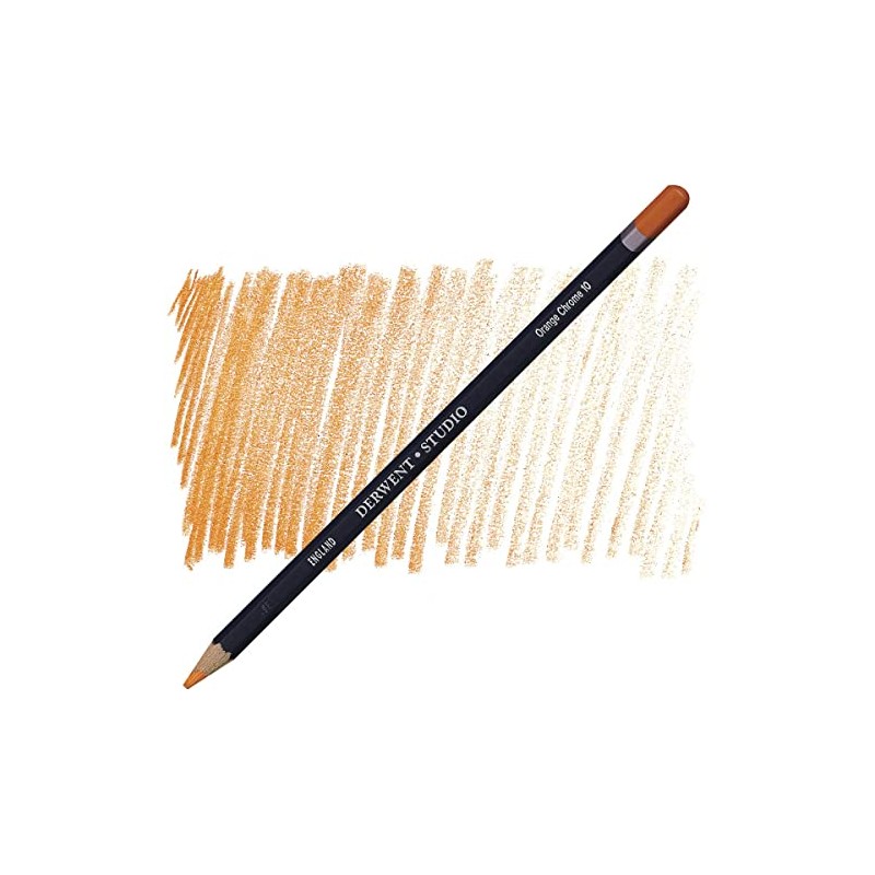 Derwent 10 Studio Pencil - Orange Chrome