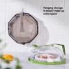 Microwave Splash Heating Cover PC Food Splatter Guard with Extension