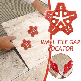 Wall Tiles Leveling Device - Floor Angle Leveling Spacers | Tiles Gap Positioning Spacer for Bathroom Renovation Construction Site Home Improvement